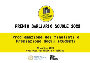 Premio Barliario Scuole 2023