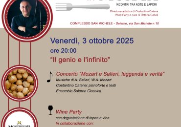 โIL GENIO E LโINFINITOโ Ultimo appuntamento di โSan Michele in Musica - incontri tra note e saporiโ