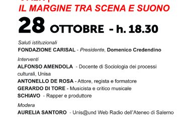 restart 2026: alla Fondazione Carisal il talk “Il margine tra scena e suono”